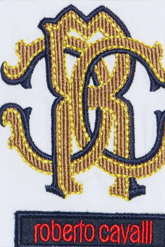 JU T-Shirt Bianco Ottico Con Monogram RC JU T-Shirt Bianco Ottico Con Monogram RC OPTICAL WHITE VJT614-JD001