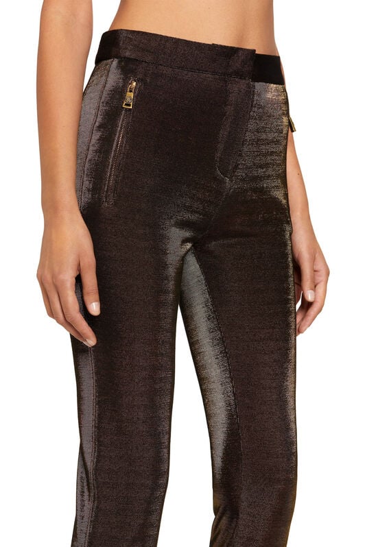 RC Lurex skinny trousers RC Lurex skinny trousers GOLD/BLACK KQT224-JE055