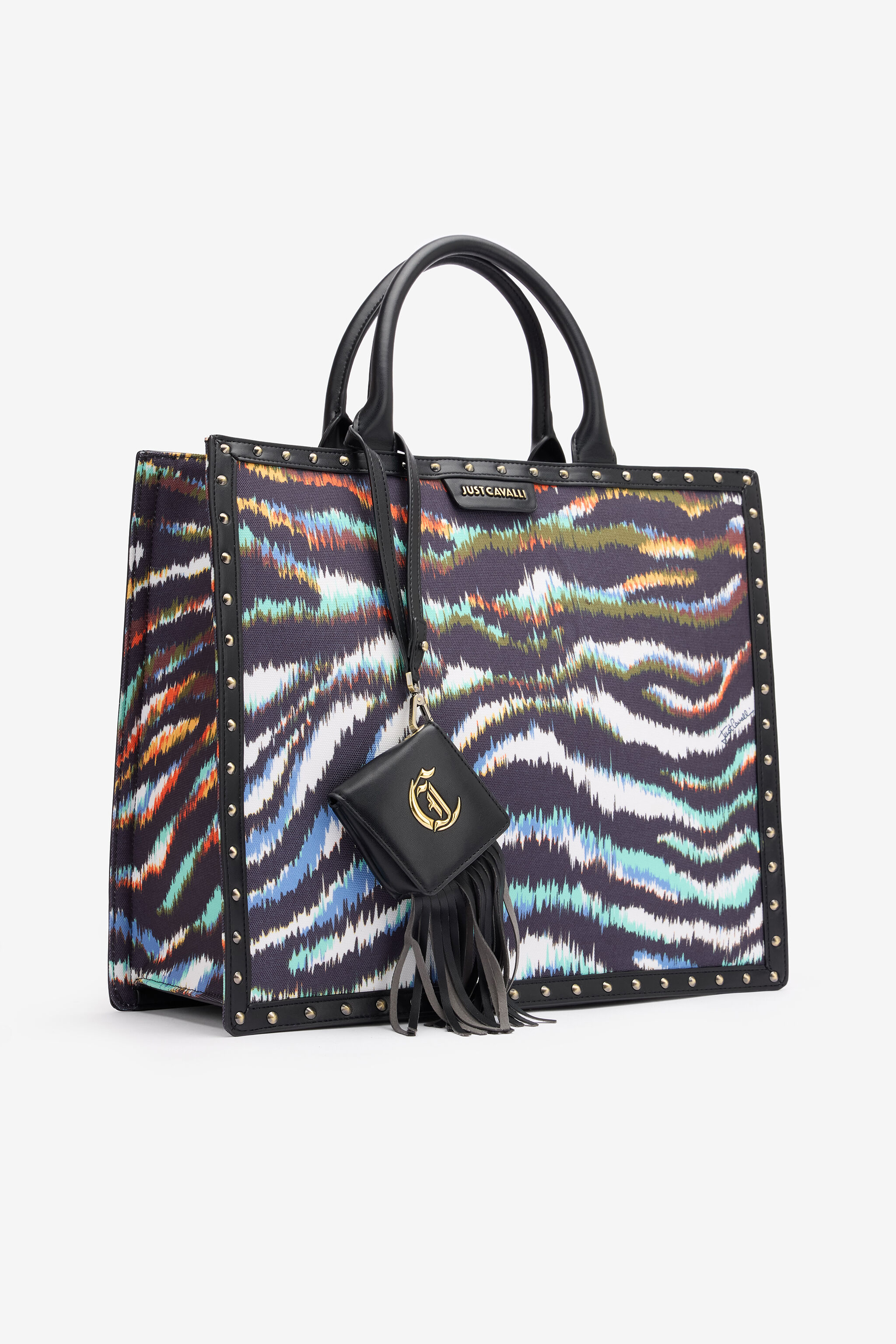 JC Tie Dye-Print Shopper Black SFB184-SF679
