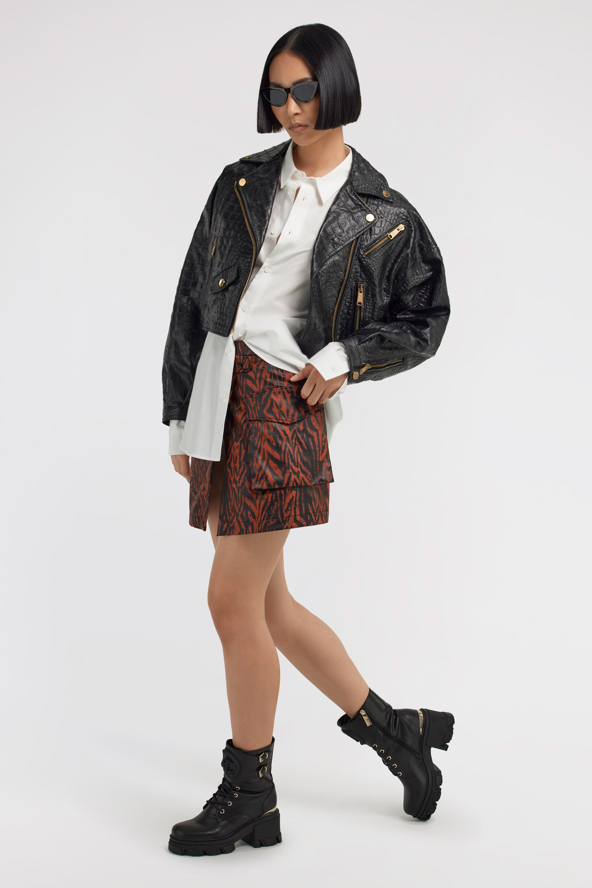 JC Just Cavalli Skirt Rot TFT092-TF138