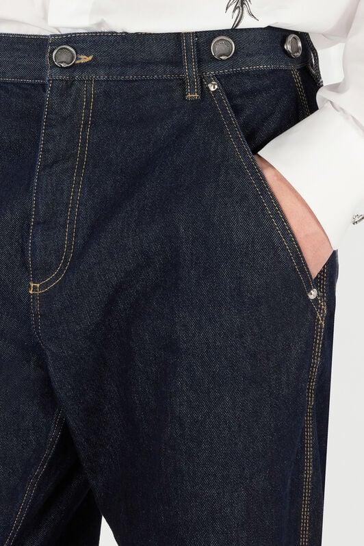 RC Wide-Leg Jeans with RC Monogram Dark blue VRJ231-VT025