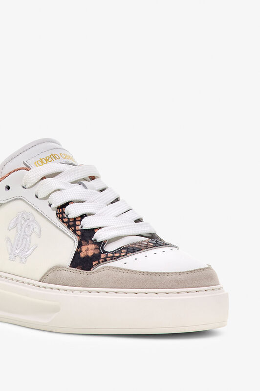 RC Low-Top-Sneaker Weiß/Braun TKS136-PZD00