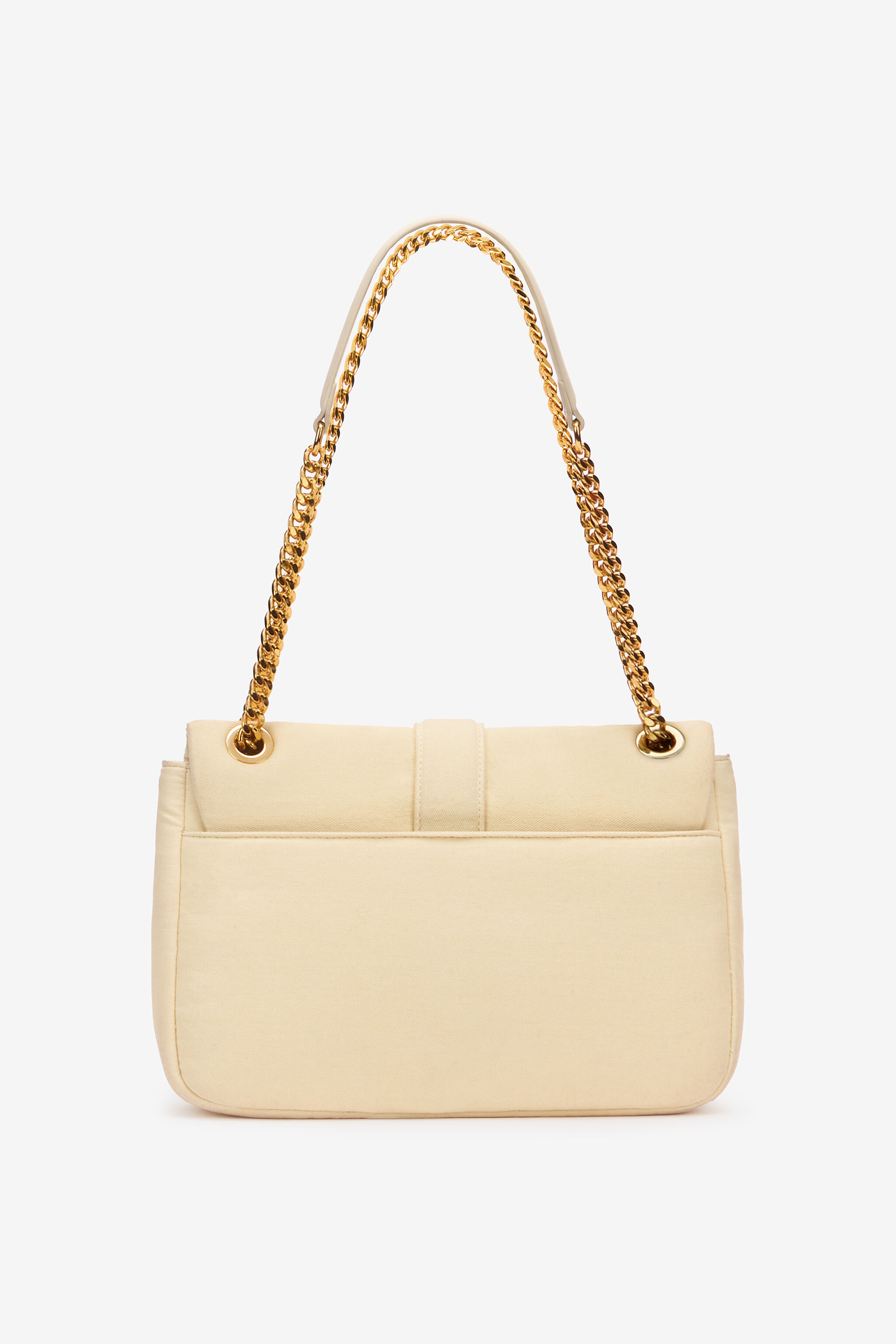 JC Shoulder Bag With Matching Mirror Snake Ivory UFB053-UF422