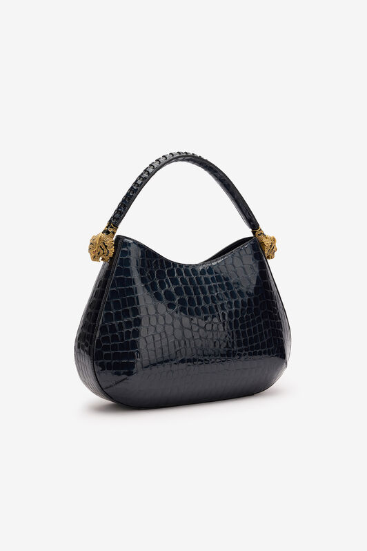 RC Roar Bag With Crocodile Print Dark blue TKB022-PZE01