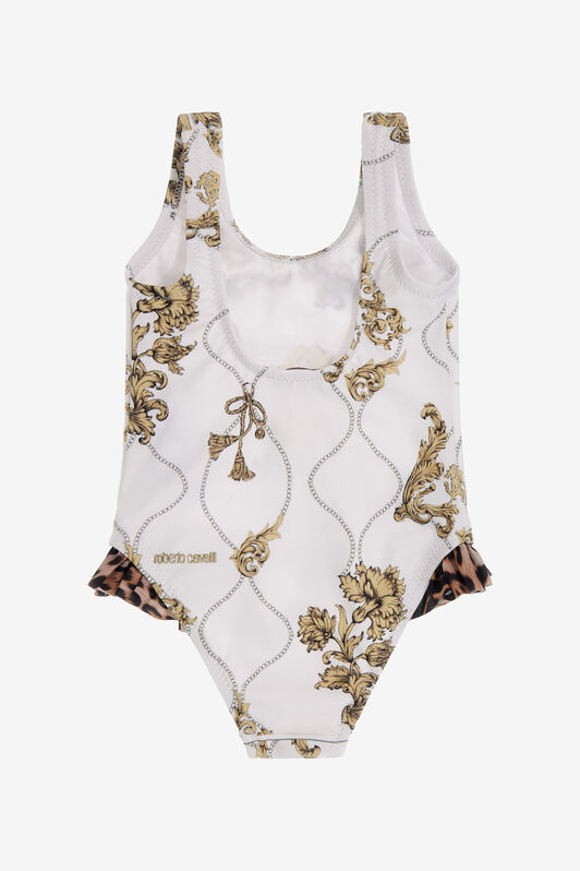 JU Printed Swimsuit Blanco SJT845-HVI74