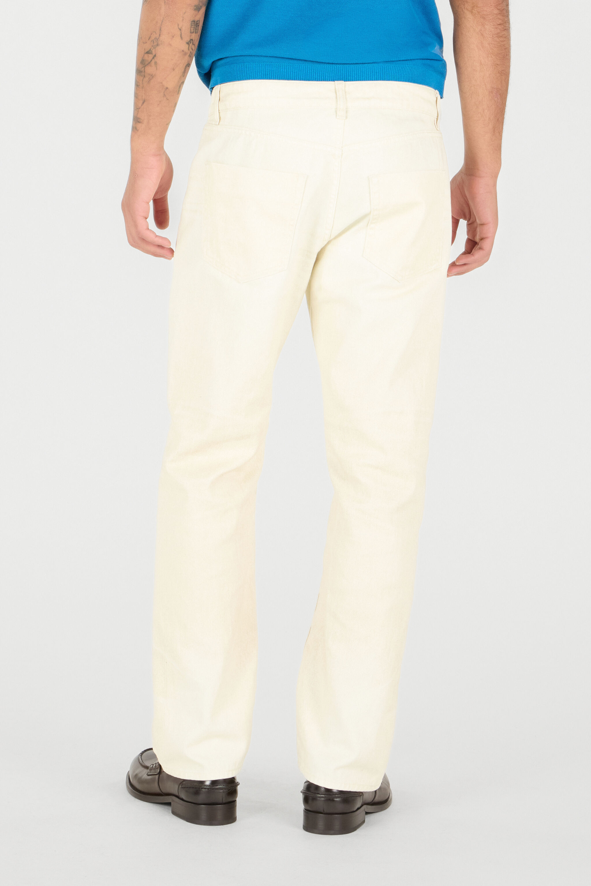 RC Man Cotton Trousers Ivory UMJ216-4NO91