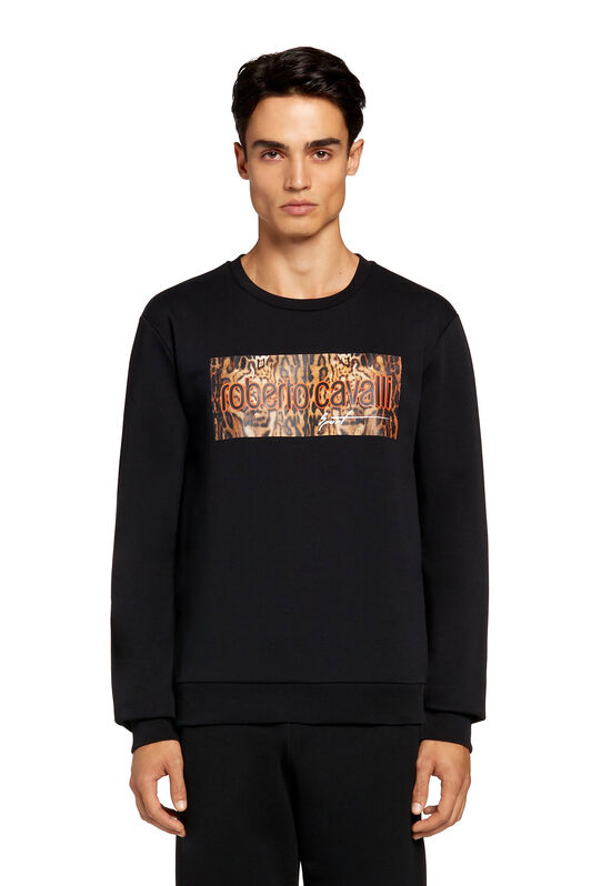 UG Logo-Print Sweatshirt BLACK LYX11F-CF114