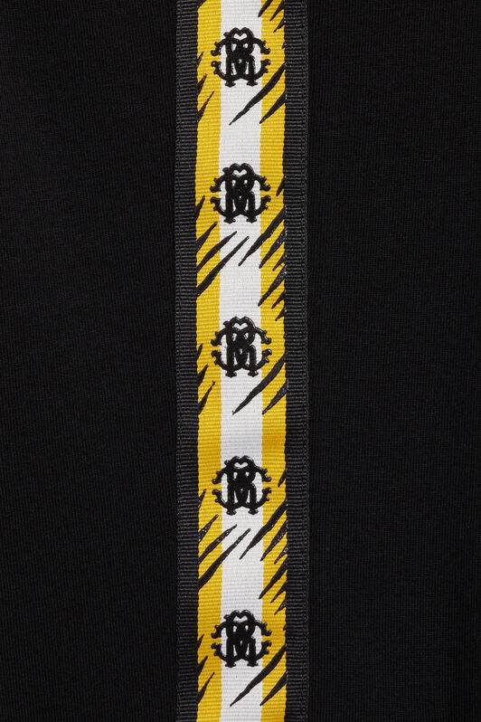 JU Black logo side stripe track pants BLACK JJT263-CF027