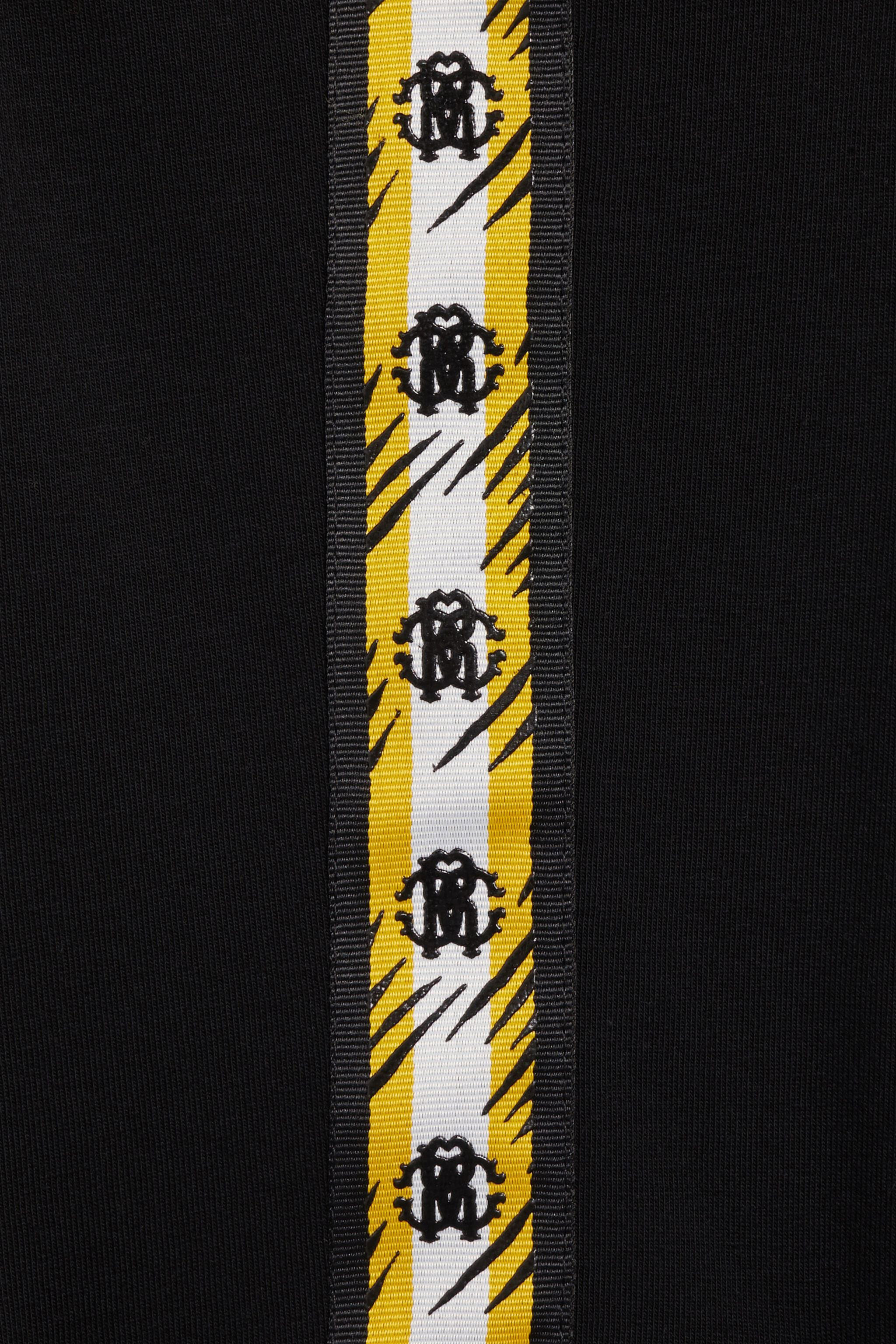 JU Black logo side stripe track pants BLACK JJT263-CF027