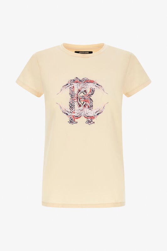 RC T-Shirt with Monogram RC RC T-Shirt with Monogram RC Ivory SWT60A-JD062