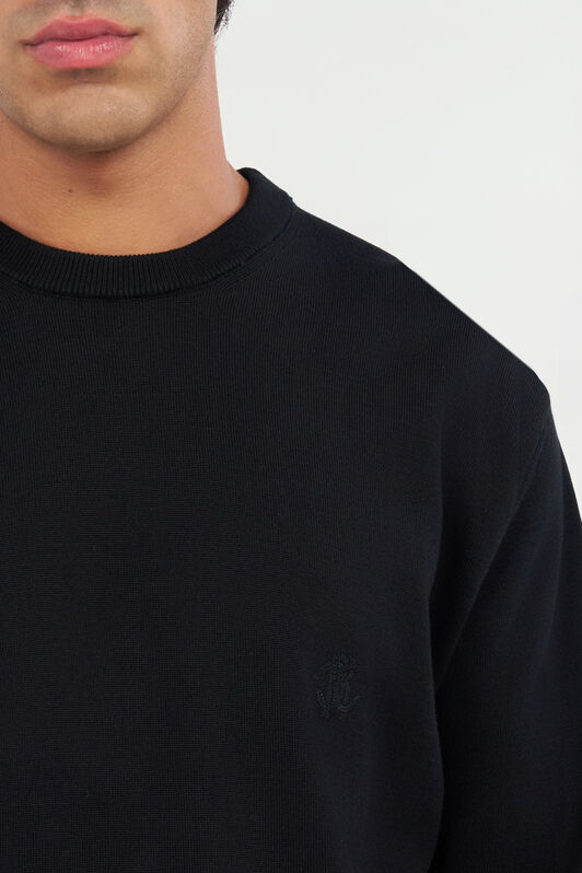 RC Cotton sweater Black UMM608-WH003