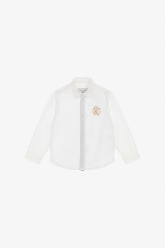 JU RC Monogram shirt White SJT70A-CH004