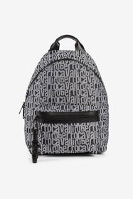${brand} Rucksack aus Denim mit Logo-Jacquard ${colorDescription} ${masterID}