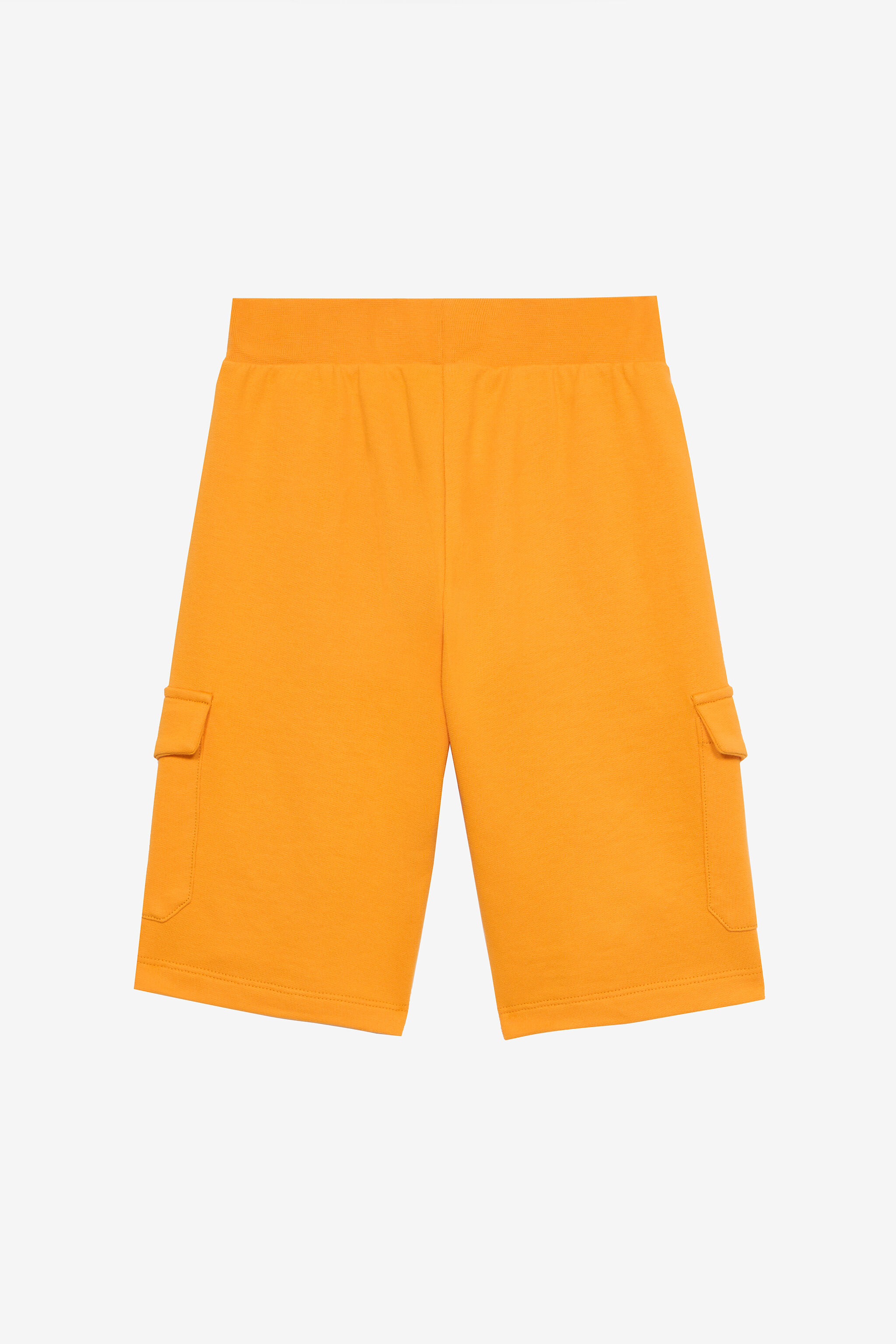 JU Sports Shorts With Animal Patchwork Appliqué Orange UJT25B-CF050