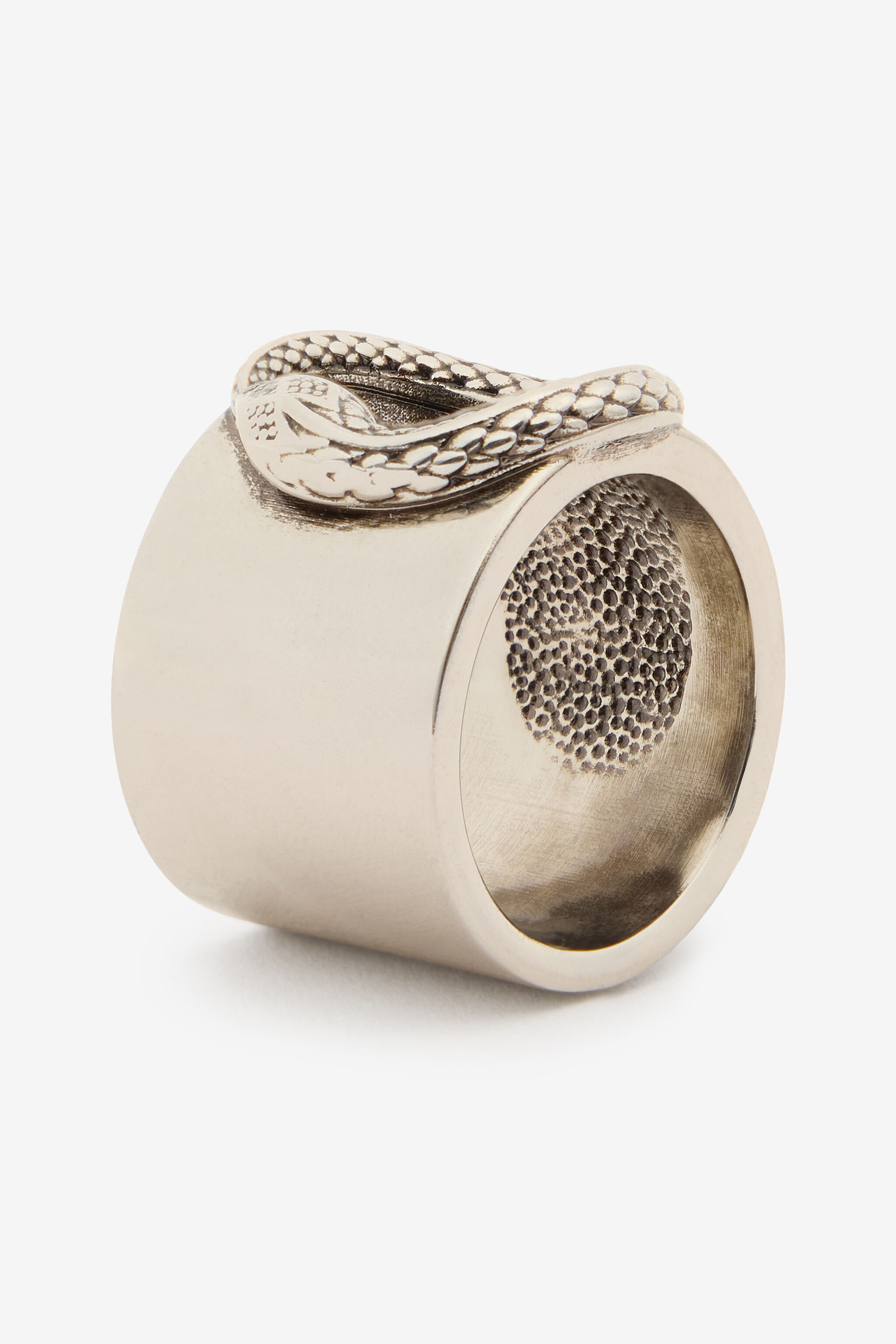 RC Snake Ring Silver URG011-AM258