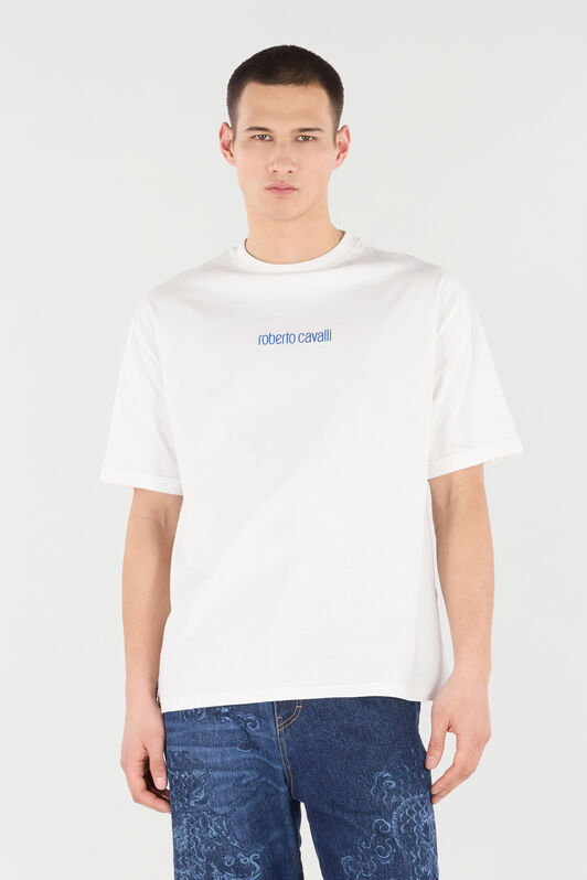 RC Cotton T-Shirt with Dragon and Logo RC Cotton T-Shirt with Dragon and Logo White VRT62F-JD060