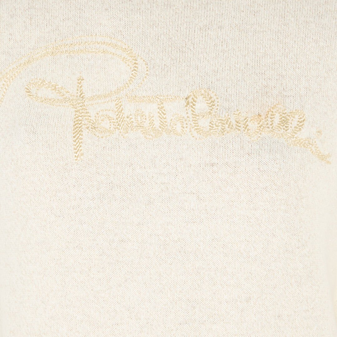 RC Sweater With Embroidered Logo Ivory UKM605-MI017
