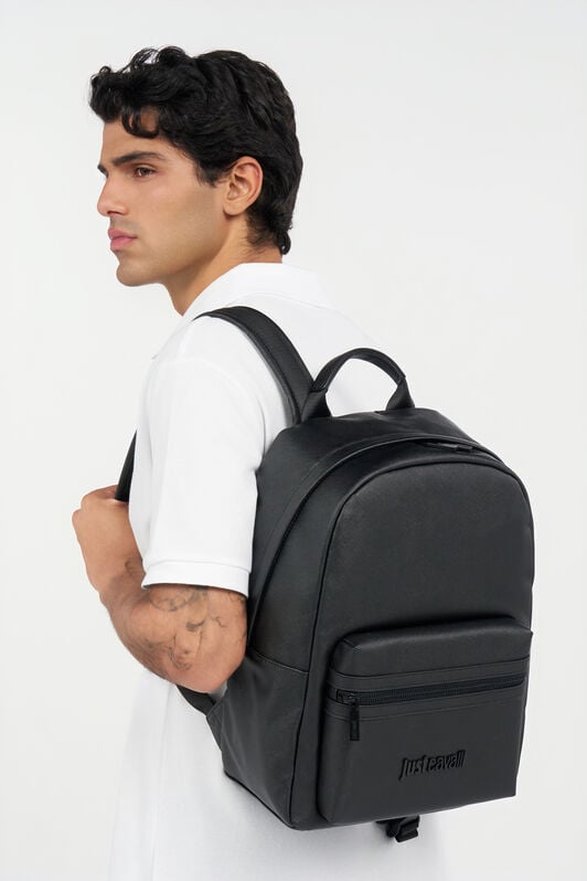 JC Backpack With Logo JC Backpack With Logo BLACK UFB014-UF318