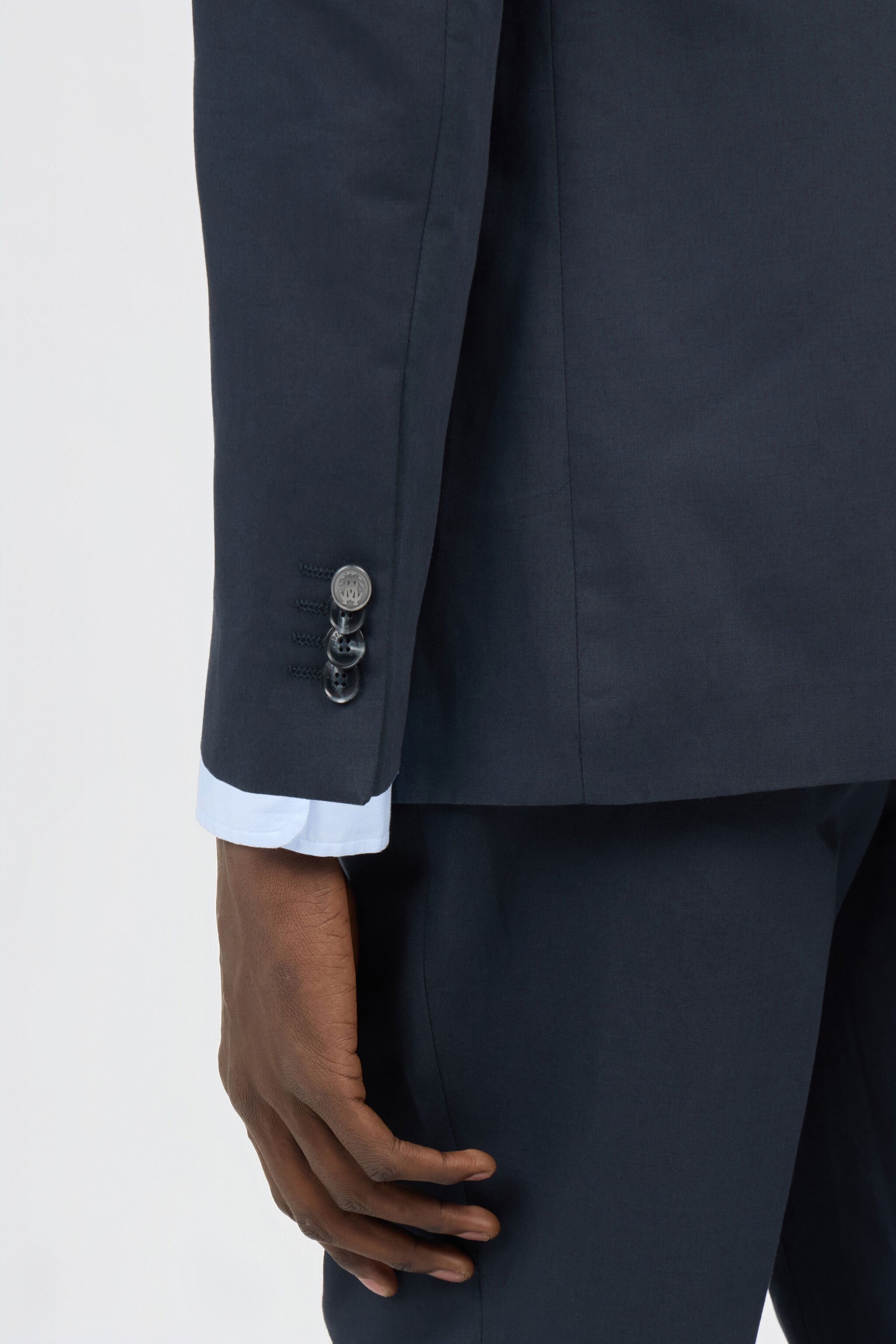 RC Blue Cotton and Linen Suit BLUE SOT40F-LG026