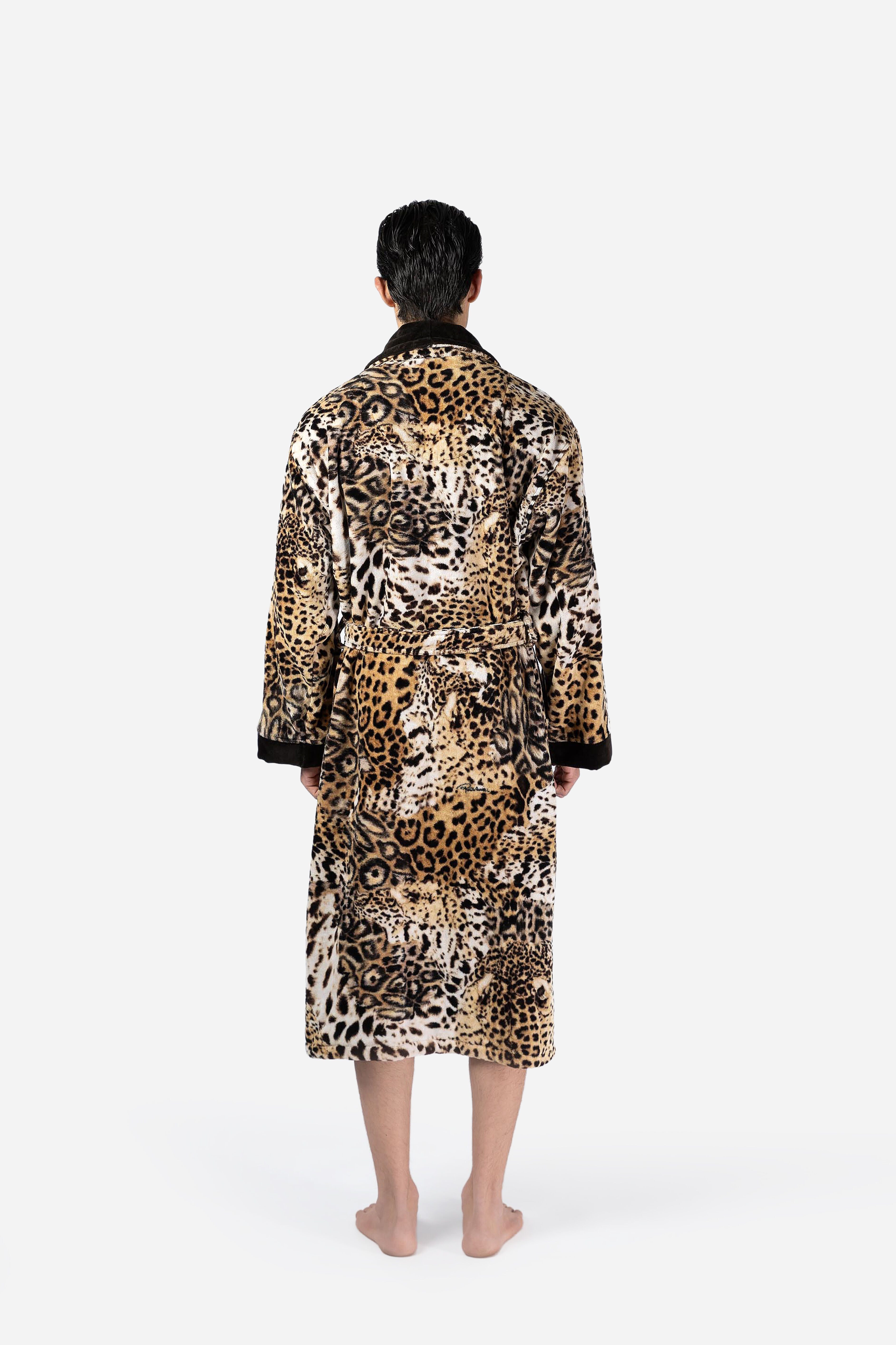 HO Jaguar Skin Print Bath Robe HO Jaguar Skin Print Bath Robe JAGUAR SKIN VALH10-IH019