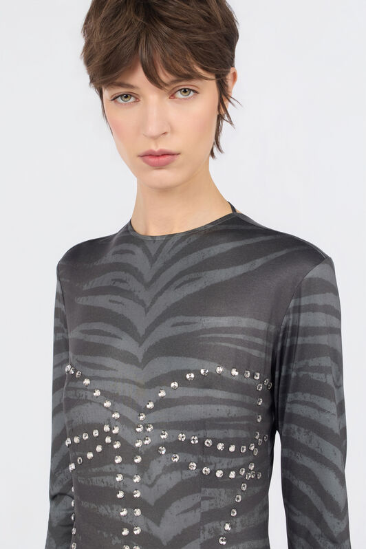 JC Abito Stampa Natural Barb BLACK WFT283-WF681