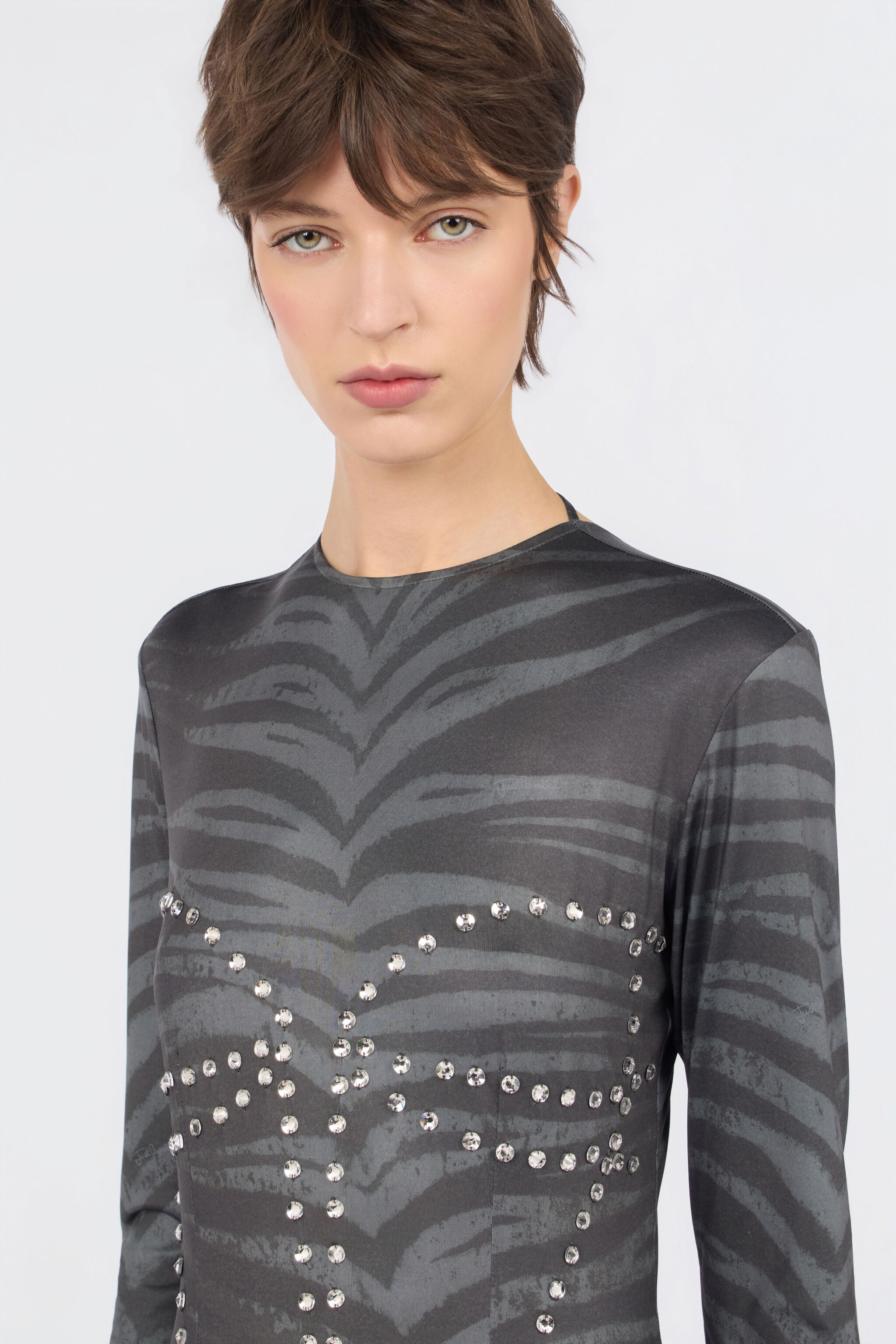 JC Abito Stampa Natural Barb BLACK WFT283-WF681