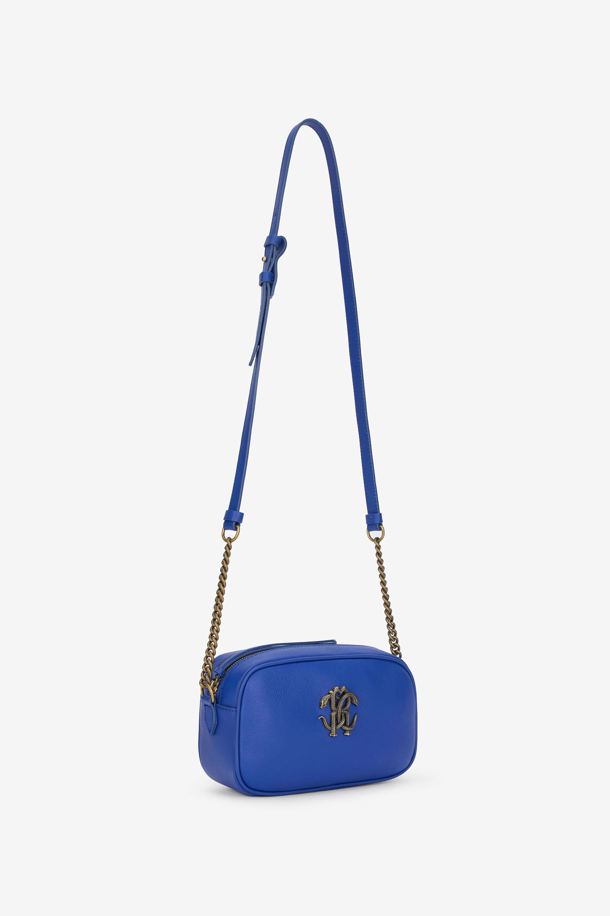 RC Camera Bag With Mirror Snake Monogram BLUE DENIM POB00B-PZ796