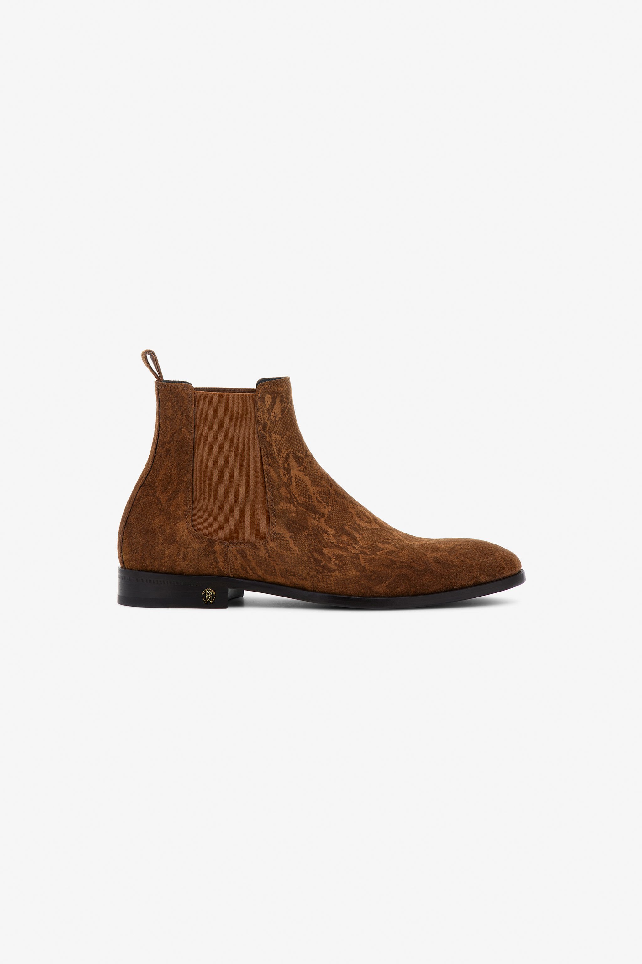 RC Suede Chelsea Boots Brown TRS012-PZ06A