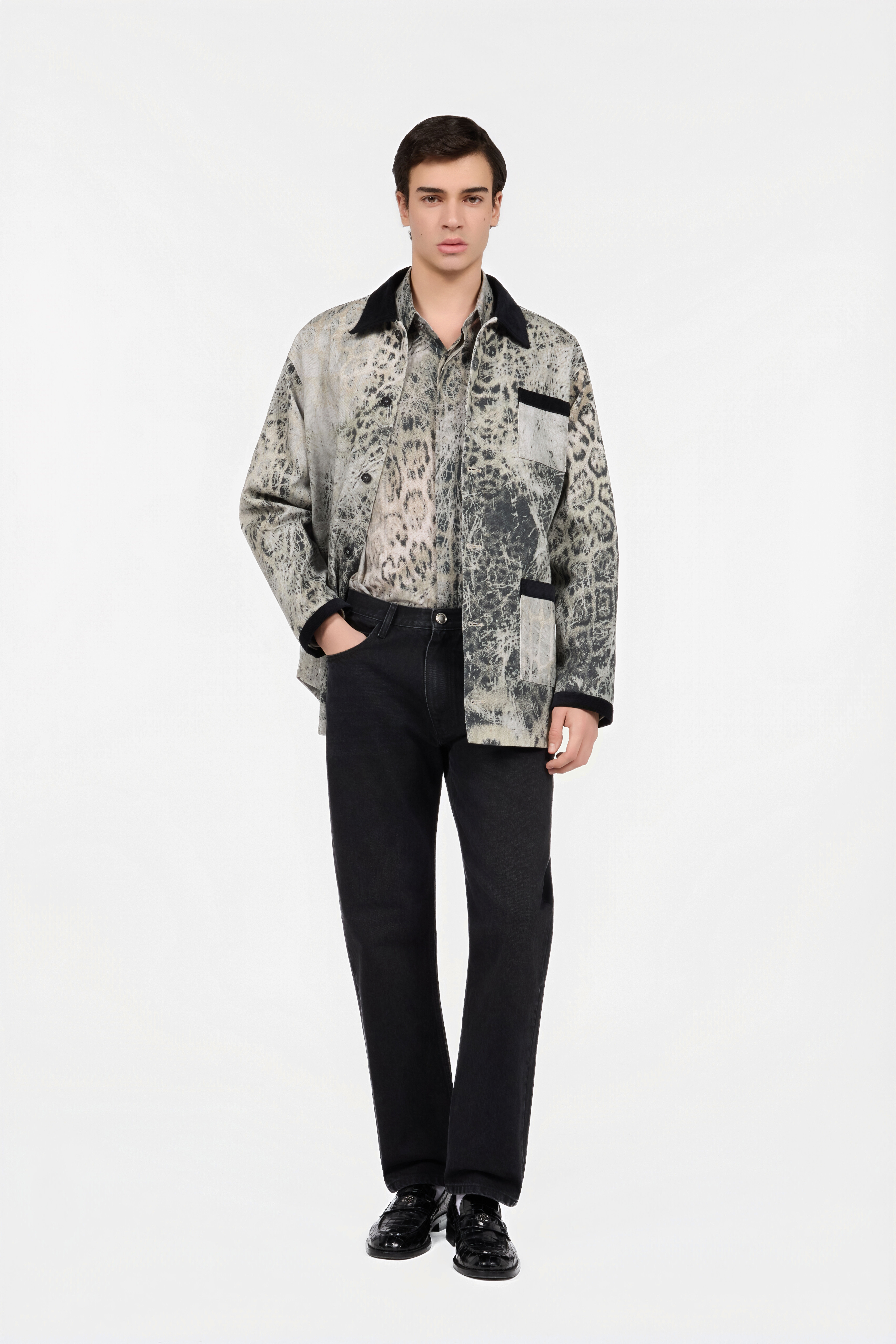 RC Black Denim Jeans BLACK XNJ207-VT034