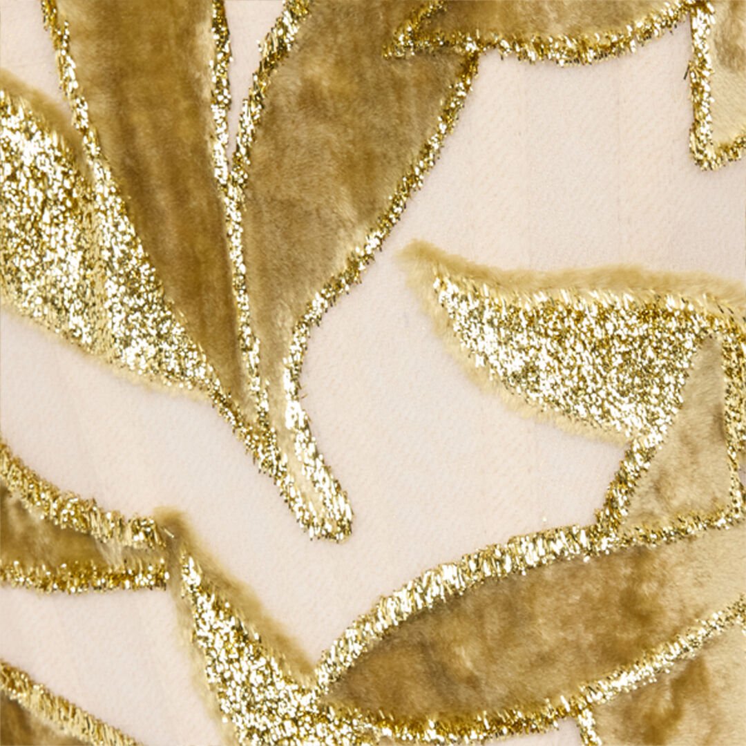 RC Abito Extralungo See-Through Avorio Con Motivo Foliage IVORY WWT130-FC007