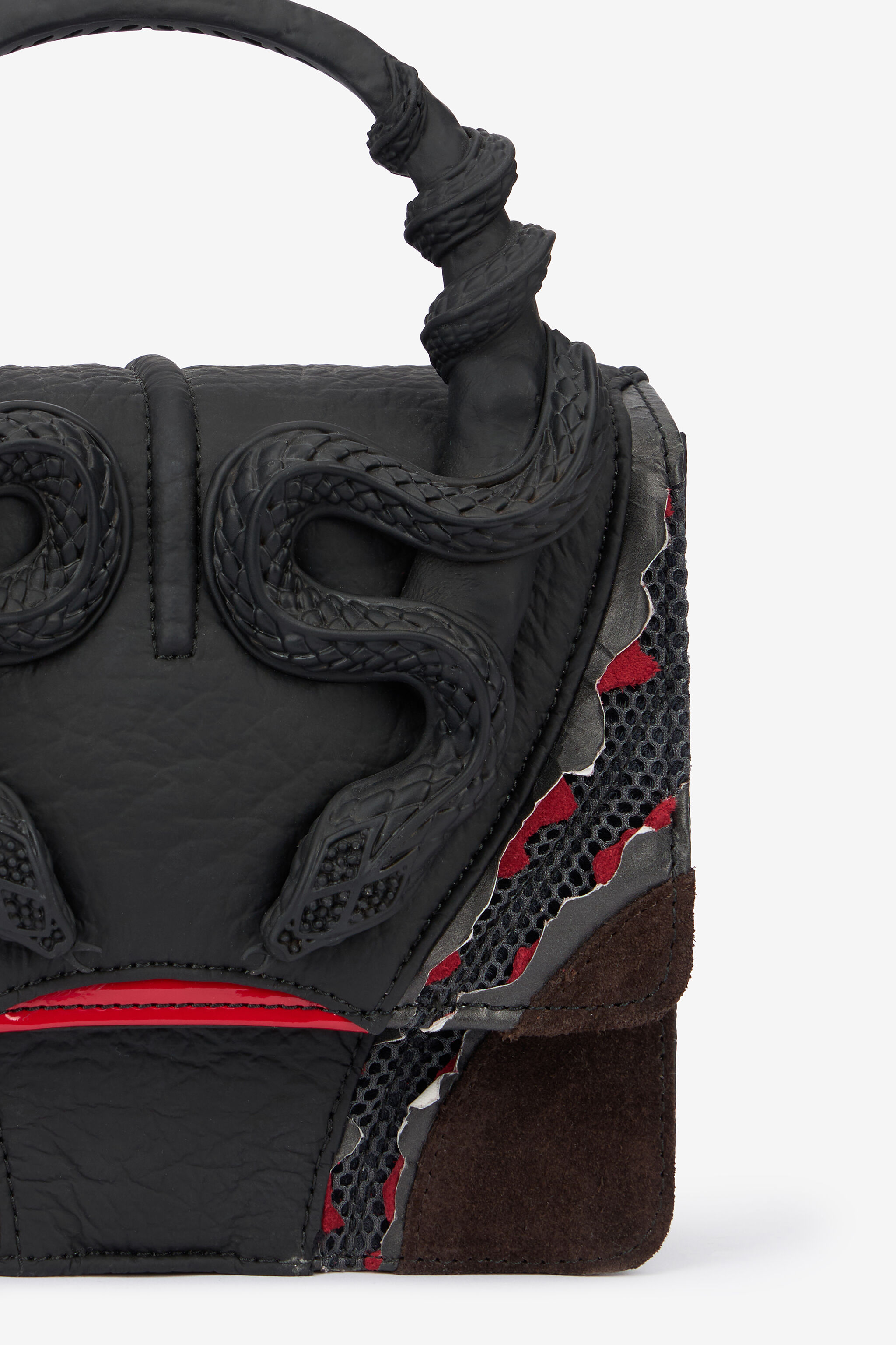 RC Red and Black Bag with Snakes NERO/ROSSO VWB003-PZS69