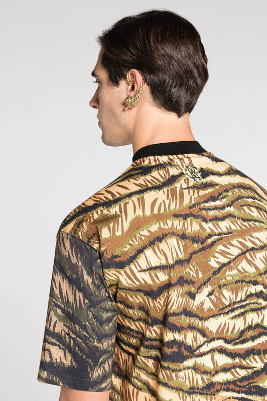RC Animal-Print Cotton T-Shirt RC Animal-Print Cotton T-Shirt GREEN/BLACK RRT62F-3PH79