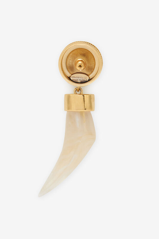 RC Drop earrings with Fang Gold UKG003-AM015