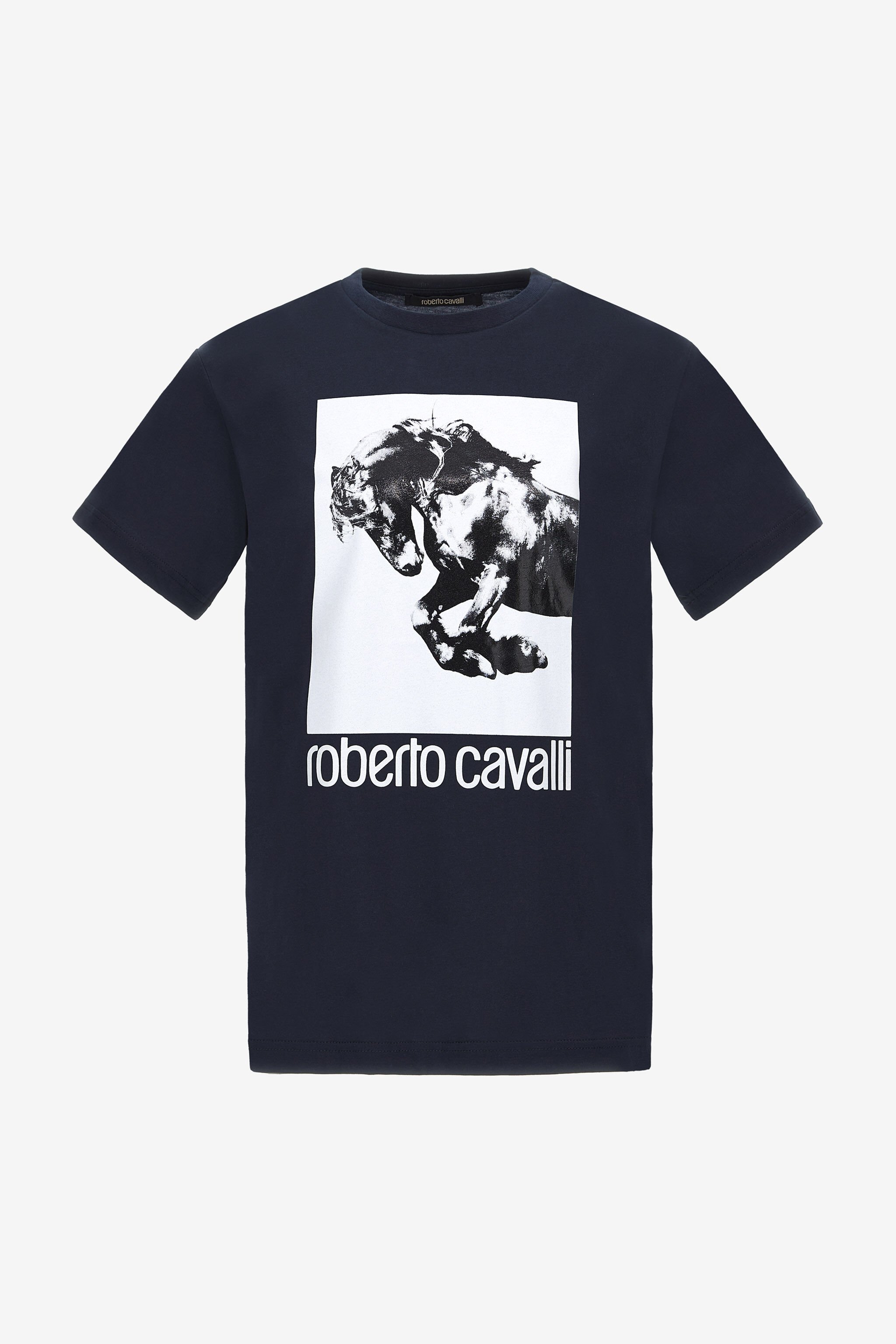 T shirt with Horse logo and print