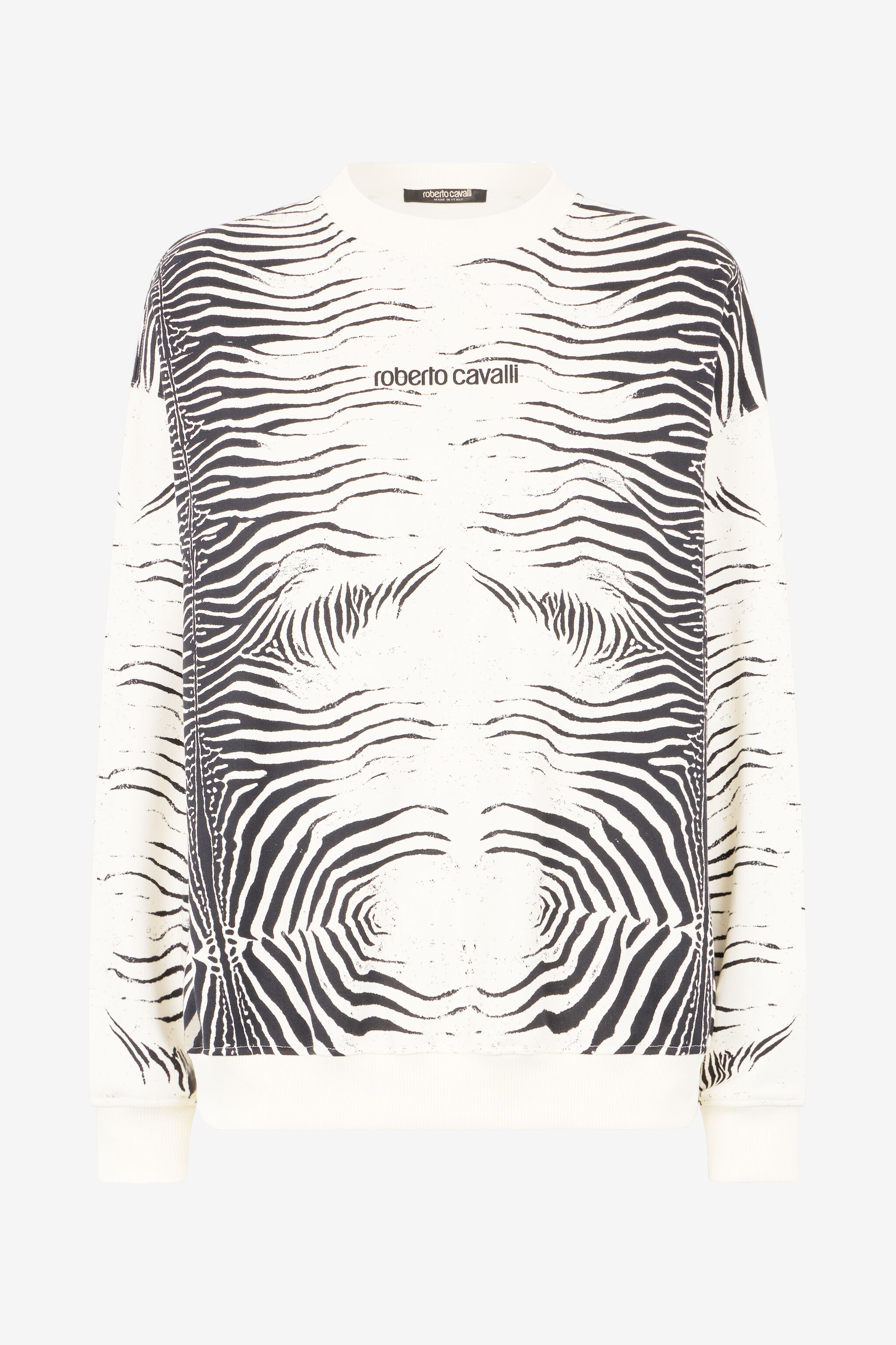 RC Sweatshirt mit Print Zebra und Logo Schwarz/Weiß UKT67E-2GN49