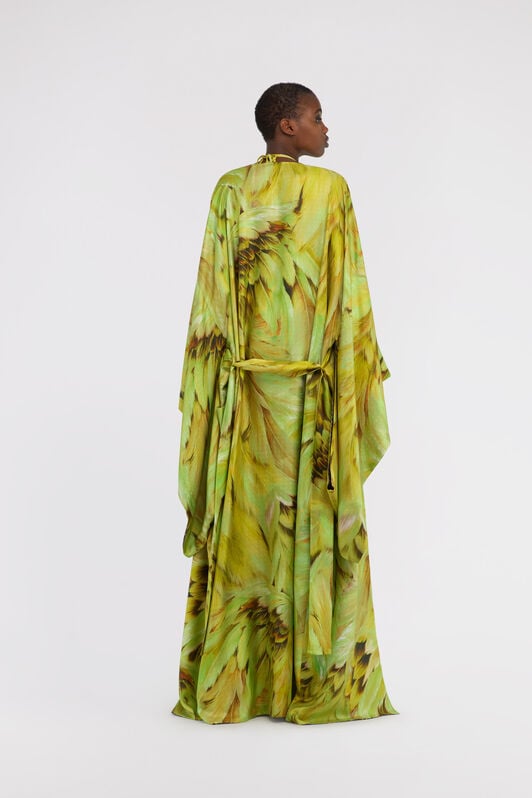RC Kimono Plumage print RC Kimono Plumage print Light green SWT500-4QL71