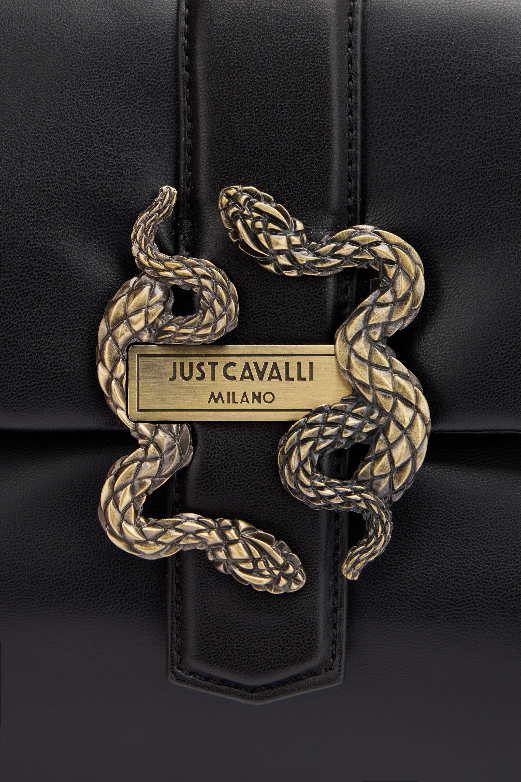 JC Bag With Snakes And Logo Black SFB222-SF720