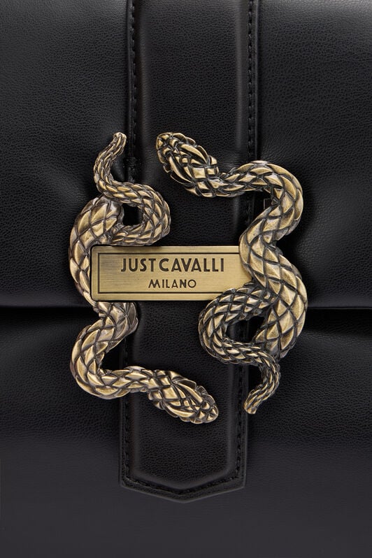 JC Bag With Snakes And Logo JC Bag With Snakes And Logo Black SFB222-SF720