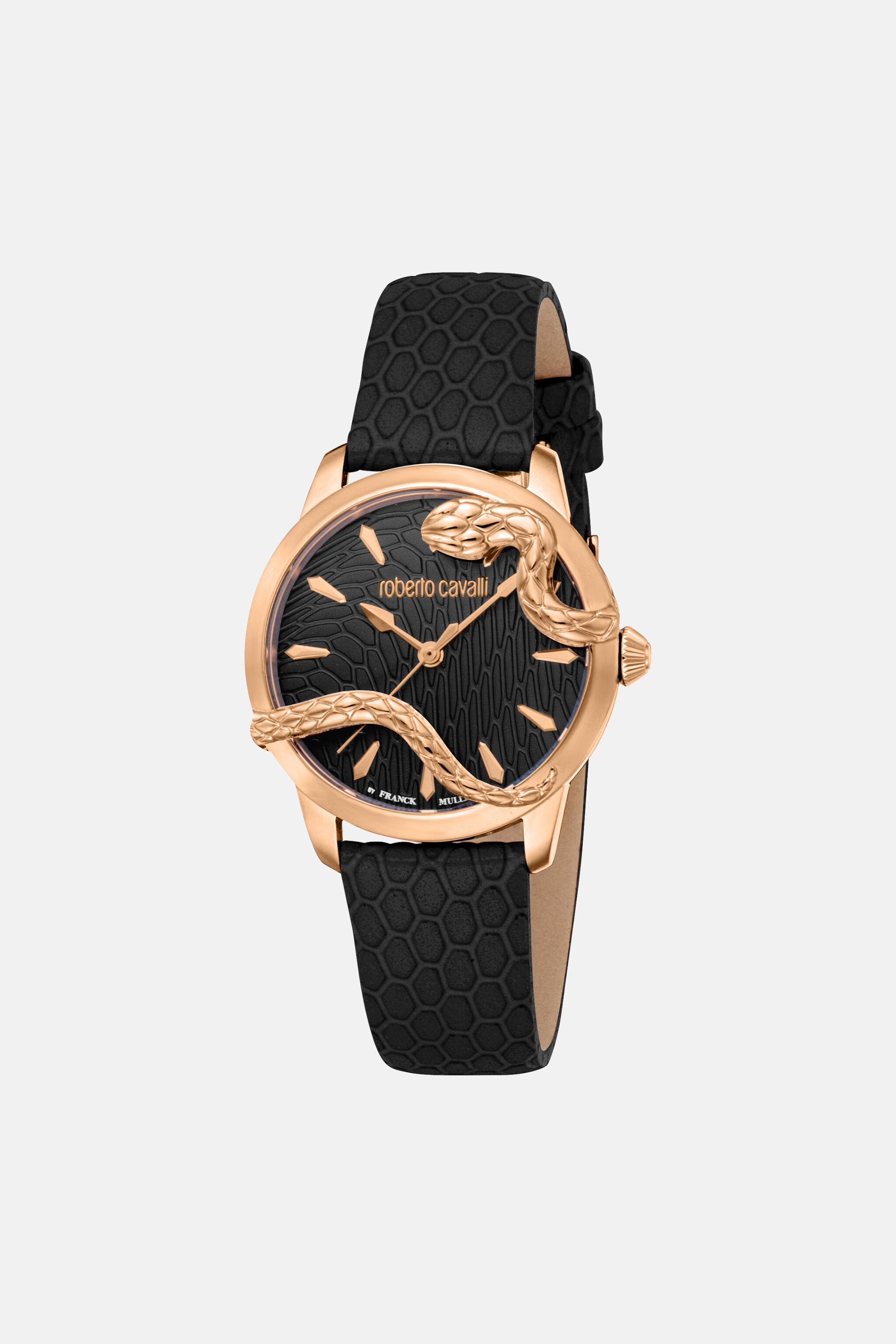 RC Roberto Cavalli by Franck Muller Snake Core watch ROSE GOLD BLACK UALT15-IT565