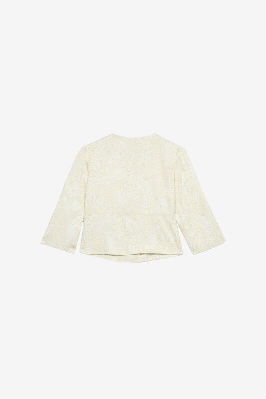 JU Jacke Mit Gepardenprint Elfenbein UJT42B-6DO35