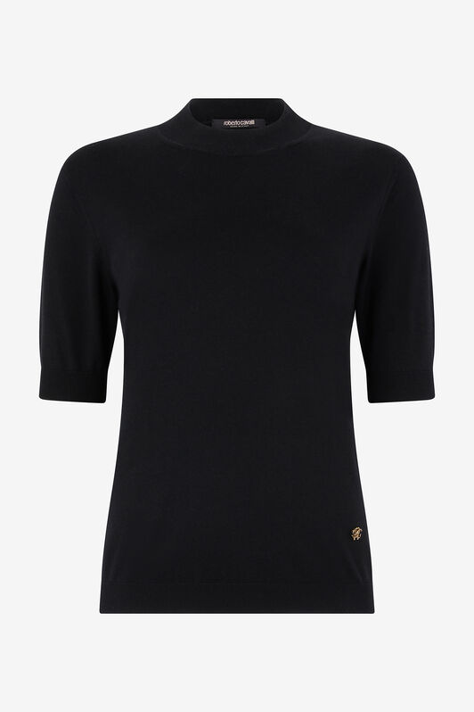 RC Knit Top In Cashmere, Silk, And Cotton RC Knit Top In Cashmere, Silk, And Cotton Black UWM609-WH003