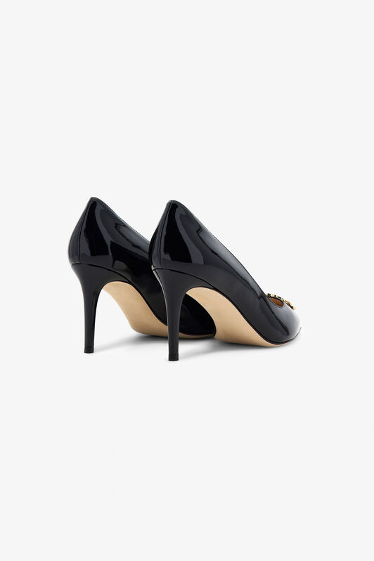 RC Décolleté con Monogramma Nero OOS01F-PZ940