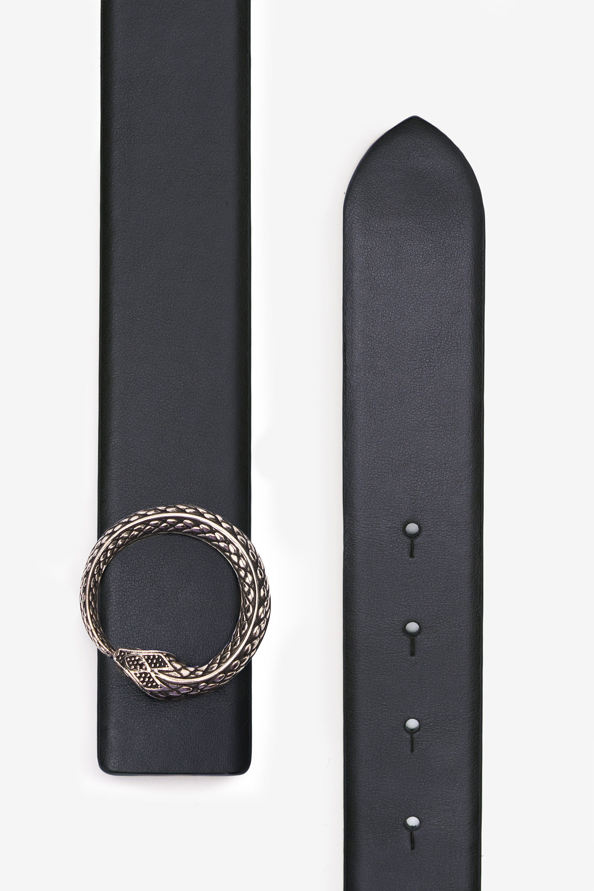 RC Belt With Snake Buckle Black URC001-PZU03