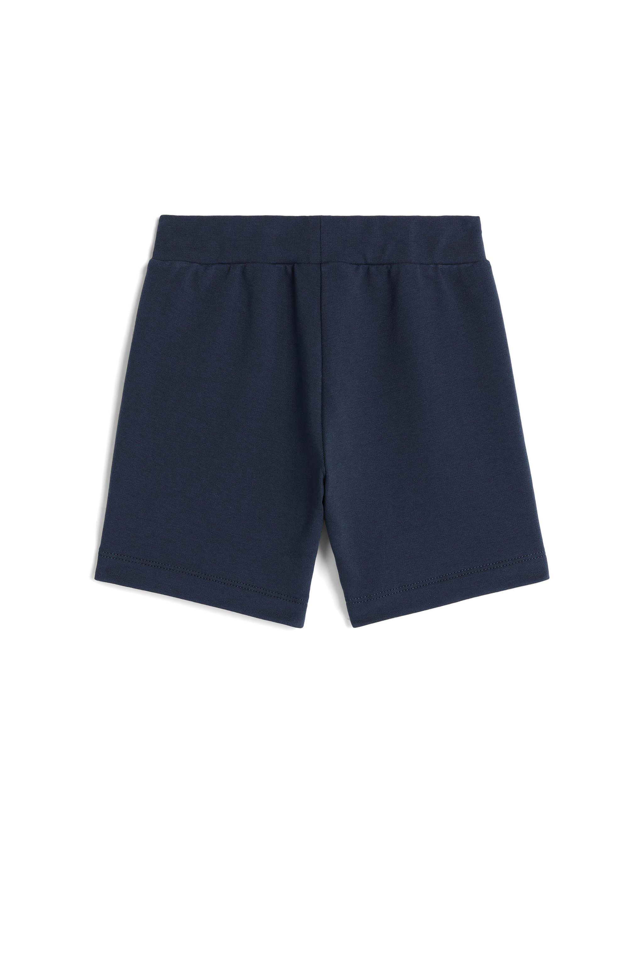 JU Logo-print shorts ENSIGN BLUE/BABYBLUE MJT20D-CF042