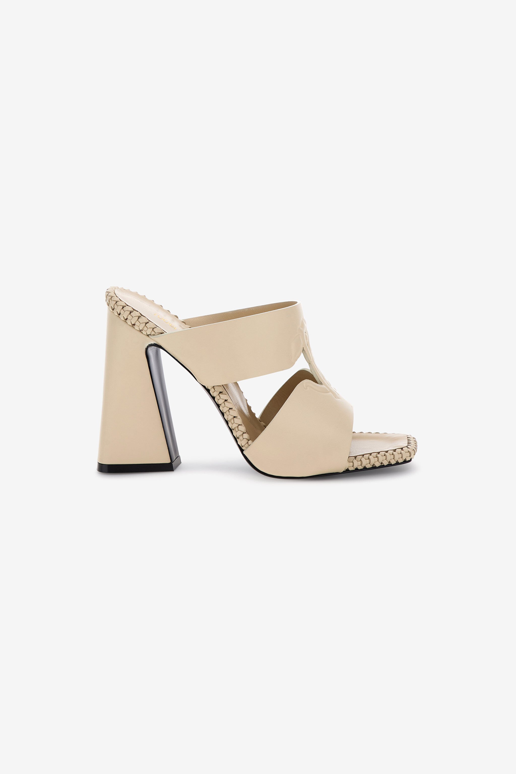 RC Sandals with Monogram Mirror Snake Ivory SKS004-PZ172