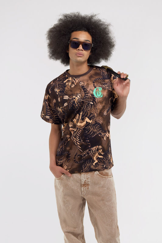 JC Just Cavalli T-shirt Brown SFT263-SF174