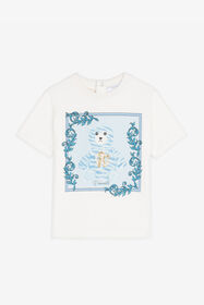 ${brand} T-shirt en coton à imprimé nounours ${colorDescription} ${masterID}
