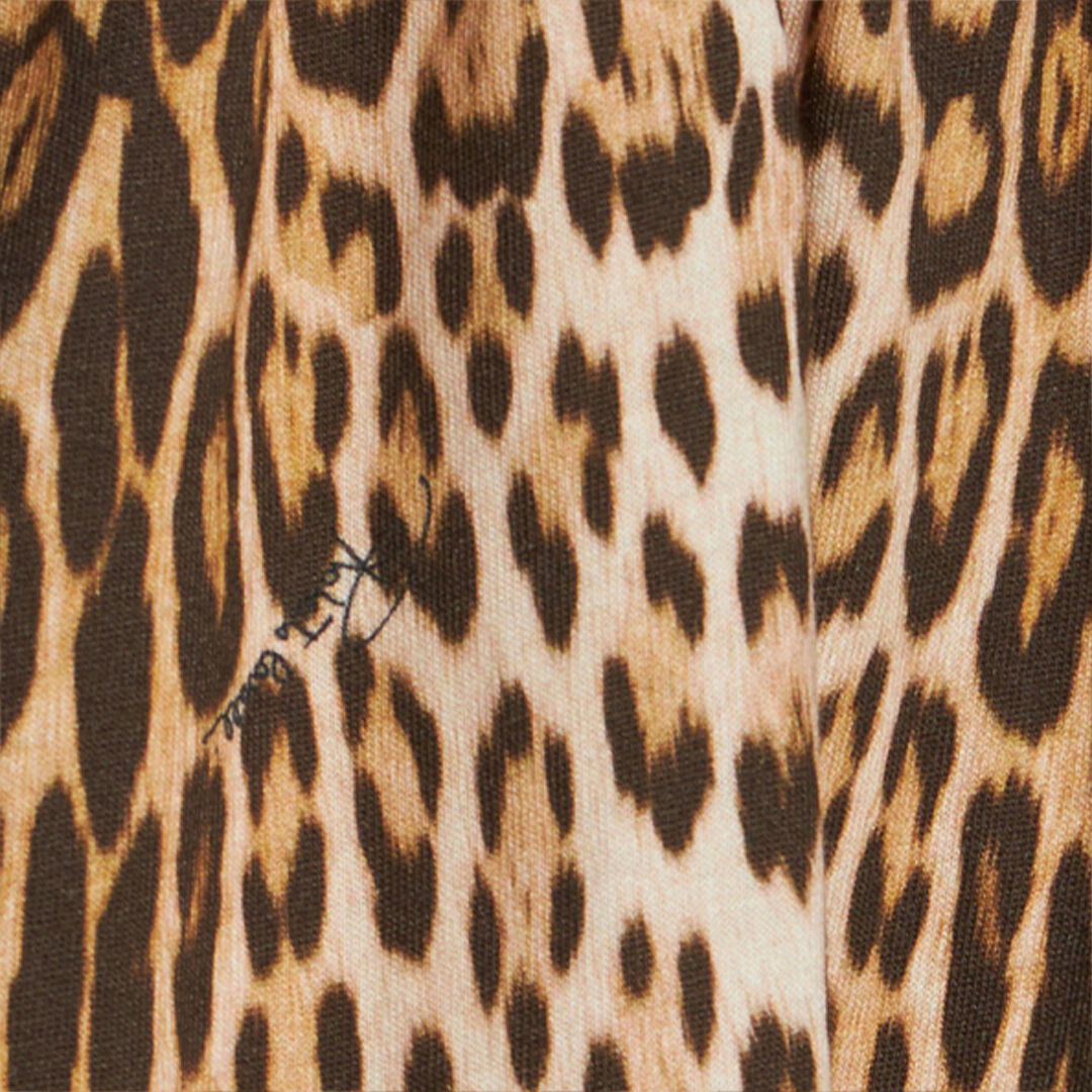 JU Dress With Jaguar Skin Print MILKY/NATURAL UJT120-JD001