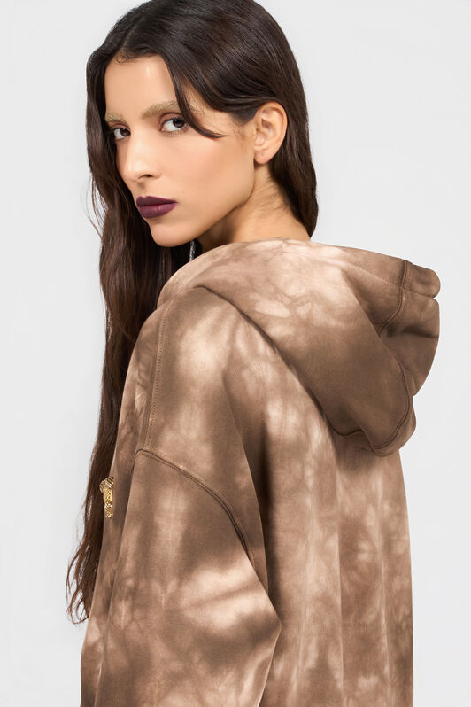 RC Sweatshirt with Tie Dye NATURAL XQT67C-CF026