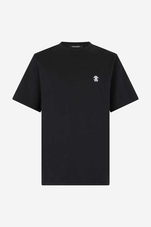 RC T-Shirt with Mirror Snake Monogram Black VRT61A-JD060